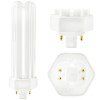 42W Compact fluorescent bulb, 3U, GX24Q-4 Base, 4 Pin, 2700K